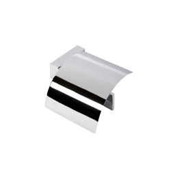 Modern Art | Toilet Roll Holder With Cover Chrome | Paper roll holders | Geesa