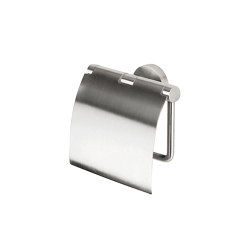Nemox Stainless Steel | Toilet Roll Holder With Cover Brushed Stainless Steel | Paper roll holders | Geesa