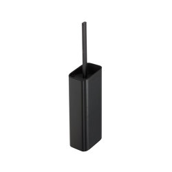 Shift Brushed Metal Black | Toilet Brush And Holder Brushed Metal Black (Black Lid And Brush) | Bathroom accessories | Geesa