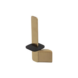 Shift Brushed Gold | Spare Toilet Roll Holder Brushed Gold | Paper roll holders | Geesa