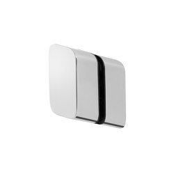 Shift Chrome | Shower Door Knob Double-Ended Chrome | Knob handles for glass doors | Geesa