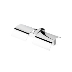 Wynk | Toilet Roll Holder With Cover Double Chrome