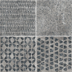 Provence Grey Dec Metal | Ceramic tiles | Rondine