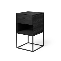 Frame 35 Sideboard With 1 Drawer, Black Stained Ash | Sideboards | by Lassen