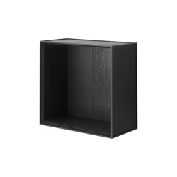 Frame 42 Excl. Door, Black Stained Ash | Shelving | by Lassen