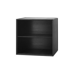 Frame 49 Excl. Door / Incl. Shelf, Black Stained Ash | Shelving | by Lassen
