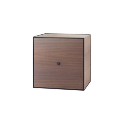 Frame 49 Incl. Door / Incl. Shelf, Smoked Oak | Shelving | by Lassen