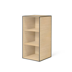 Frame 70 With 2 Shelves, Oak | Estantería | Audo Copenhagen