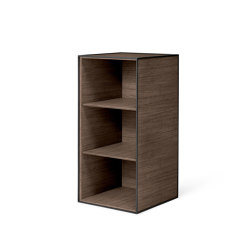 Frame 70 With 2 Shelves, Smoked Oak | Estantería | Audo Copenhagen