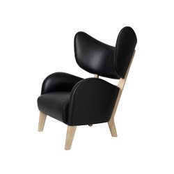 My Own Chair Nevada Leather, Black/Natural Oak | Sessel | by Lassen