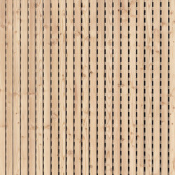 Wooden panels Acoustic | Linear Larch white | Wall panels | Admonter Holzindustrie AG