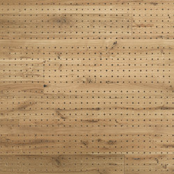 Wooden panels Acoustic | Dot Oak white brushed | Wall panels | Admonter Holzindustrie AG