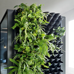 Hushoffice | Pods and Booths | GreenWall-Living Wall for Pods | Plant pots | Hushoffice