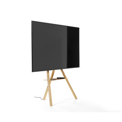 Cartesio gold leaf TV stand |  | Opinion Ciatti