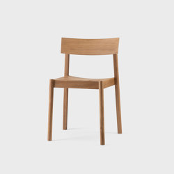Citizen Chair, rectangular backrest, oak, natural oil | Sillas | EMKO PLACE