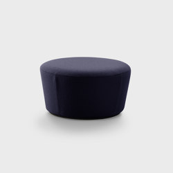 Naïve Pouf D720, blue, Camira Yordale fabric | Poufs | EMKO PLACE
