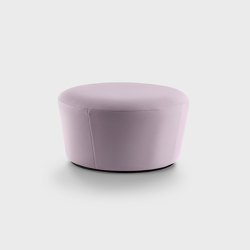 Naïve Pouf D720, lilac purple Gabriel Harlequin fabric | Pufs | EMKO PLACE