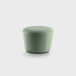Naïve Pouf D520, mint green Gabriel Harlequin fabric | Pufs | EMKO PLACE