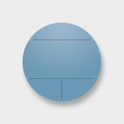 Pill Extra Secrétaire mural, bleu et blanc | Bureaux | EMKO PLACE