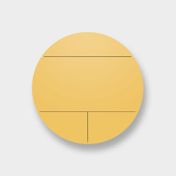 Pill Secrétaire mural extra, jaune et noir | Bureaux | EMKO PLACE