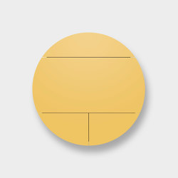 Pill Extra Secrétaire mural , jaune et blanc | Bureaux | EMKO PLACE