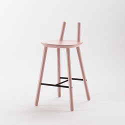 Naïve Semi Bar Chair, pink | Bar stools | EMKO PLACE