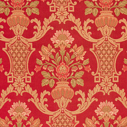 Ornamento | Red | Drapery fabrics | DEKOMA