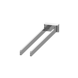 Chic 22 Towel holder with two movable arms | Towel rails | Bodenschatz