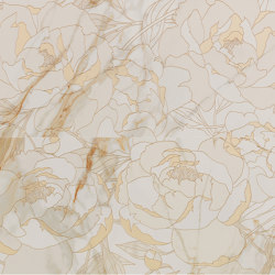 Roma Gold Rose Calacatta Oro Inserto Mix 2 100X120 | Piastrelle ceramica | Fap Ceramiche
