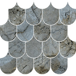 Plume Mystic Grey CP 06 | Ceramic mosaics | Mirage