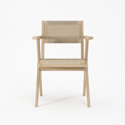Tribute ARM CHAIR W/ NATURAL PAPER CORD | Chairs | Karpenter
