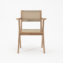 Tribute ARM CHAIR W/ NATURAL PAPER CORD | Chaises | Karpenter
