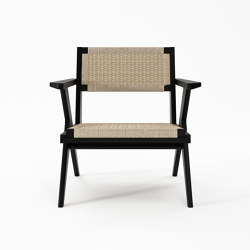 Tribute EASY CHAIR W/ NATURAL PAPER CORD | Poltrone | Karpenter