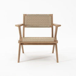 Tribute EASY CHAIR W/ NATURAL PAPER CORD | Sillones | Karpenter