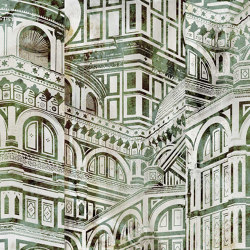 Firenze Duomo Green | Wall art / Murals | TECNOGRAFICA