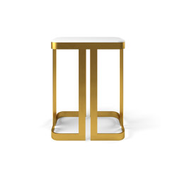 Clark | Side Table With Glass Top |  | Marioni