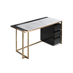 Gary | Writing Desk With Drawers | Sled base | Marioni