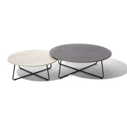Drop Side Table Round 80 or 100cm | Tabletop round | Fischer Möbel