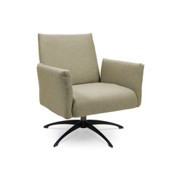 Kalos lounge chair with swivel base | Armchairs | Fischer Möbel