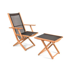 Tennis armchair adjustable with footrest | Chairs | Fischer Möbel