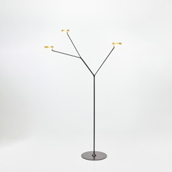 Mirai Tree | Black - Yellow Gold | Free-standing lights | Imagilights
