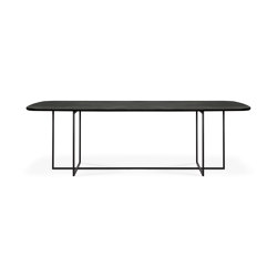 Arc | Oak black dining table