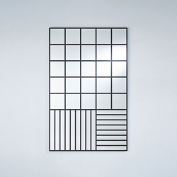 Grid Black | Mirrors | Deknudt Mirrors