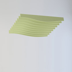Ceiling Baffle Wave Morph | Sound absorbing ceiling systems | IMPACT ACOUSTIC