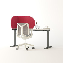 Desk Division Half Moon | Sound absorbing table systems | IMPACT ACOUSTIC