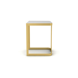 Clark | Side Table Glass Top | Side tables | Marioni