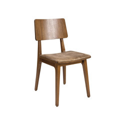 Flash SC, seat flat upholstered, back wood | Stühle | Satelliet Originals