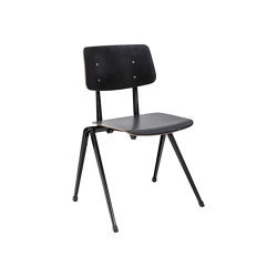 S-17 SC, frame black, seat and back black | Chairs | Satelliet Originals