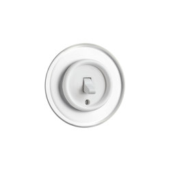 Toggle switch white glass duroplast | Switches | THPG