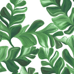 Pacifico Xl Vert | Pattern plants / flowers | ISIDORE LEROY